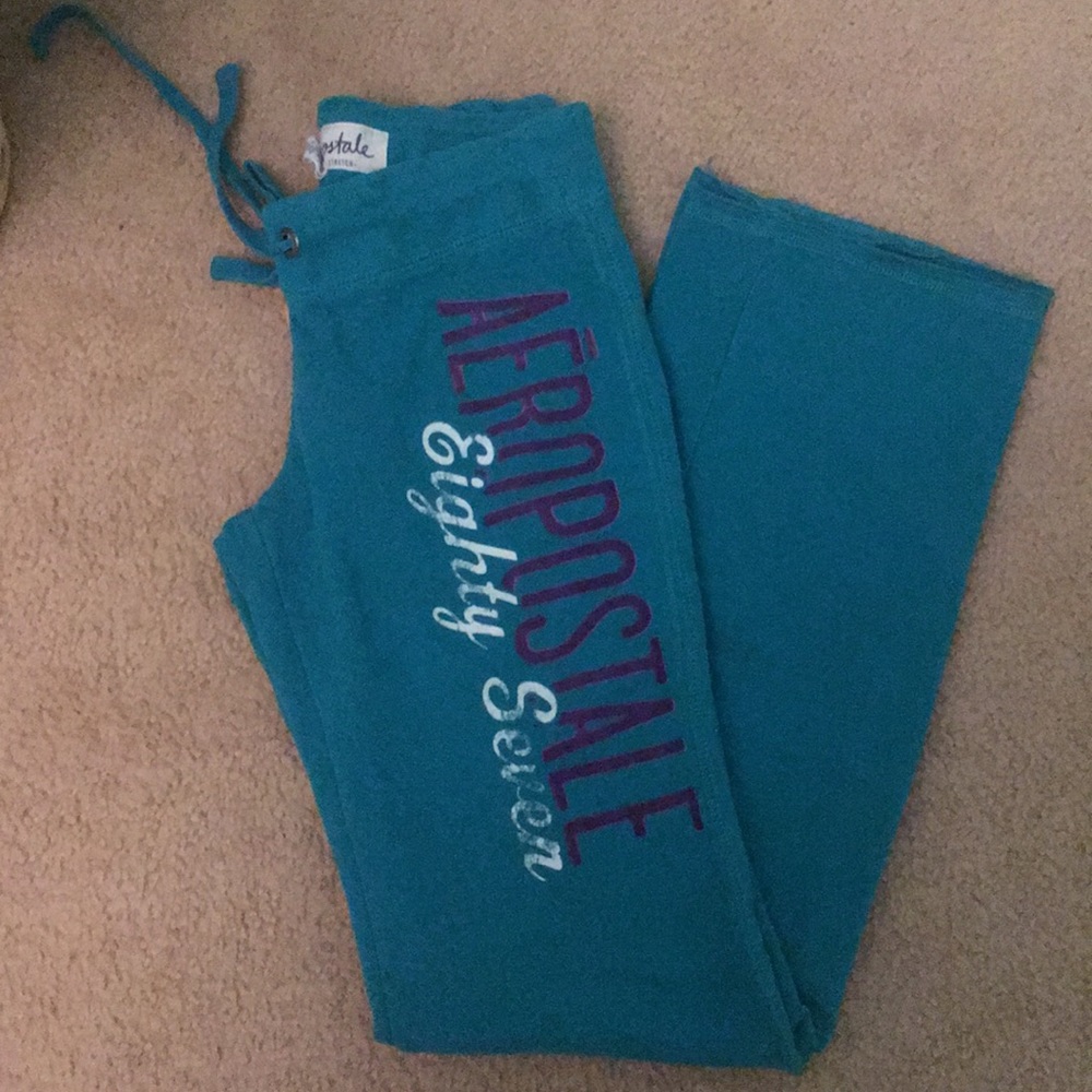 🙌TEAL AEROPOSTALE SWEATPANTS